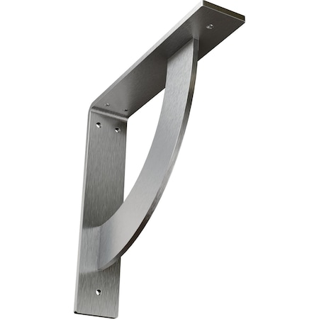 Ekena Millwork Bulwark Steel Bracket, Stainless Steel 2"W x 10"D x 10"H BKTM02X10X10BUSS